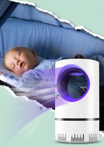 UV INSEKTICÍDNA LAMPA PRE KOMÁRE, HMYZ, muchy, osy, MOLE, USB VEĽKÉ