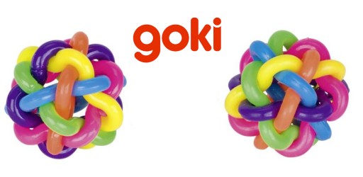 GOKI GUMOVÁ LOPTA 4 CM 15515 FAREBNÁ