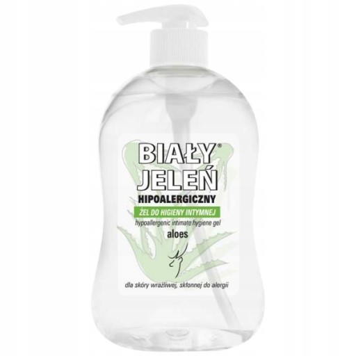 GÉL NA INTÍMNU HYGIENU BIELY JELEN, ALOE 500ML