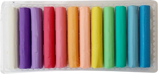 Pastelová školská plastelína COLORINO Kids 12 farieb