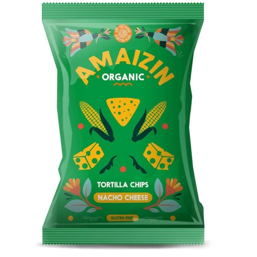 BEZLEPKOVÉ BIO KUKURIČNÍK NACHOS SYROVÉ štiepky