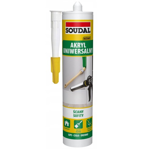 UNIVERZÁLNY AKRYLOVÝ TESNENIE BÉŽOVÝ SOUDAL 280ml