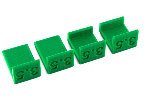 Dištančné podložky na nastavenie čiel 3,5 mm, 4 kusy