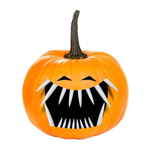 ZÚBKY NA DEKORÁCIU HALLOWEENSKEJ TEKVICE