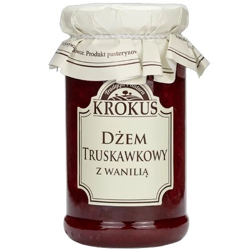 JAHODOVÝ DŽEM S VANILKOU MENEJ CUKRU, BEZLEPKU