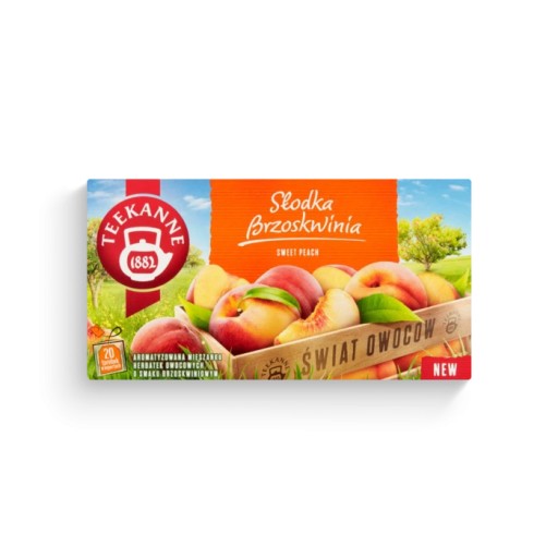 TEEKANNE ovocný čaj SLADKÁ BROSKYŇA 20tb
