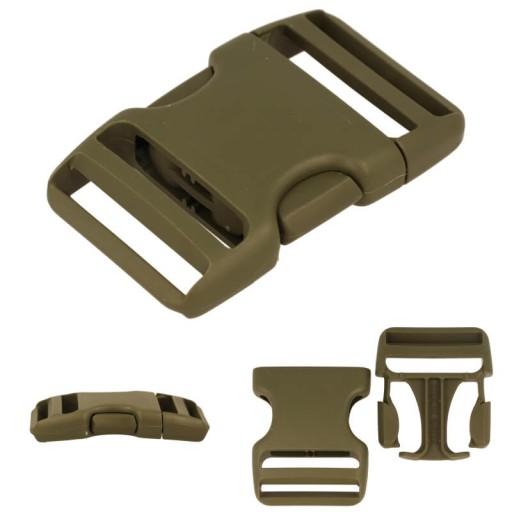 Plastová pracka Duraflex 38mm ARMY GREEN