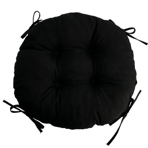 Podsedák na stoličku taburetka 35cm BLACK CIRCLE