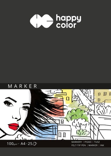 Happy Color Marker blok A4 100g 25 listov