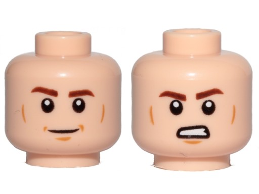 Lego New Head Light Nougat Head Star Wars Han Solo 3626cpb2108