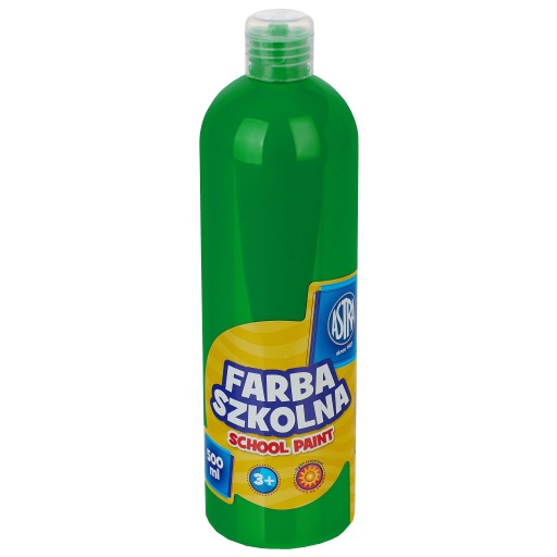 ŠKOLSKÝ PLAGÁT FARBA SVETLOZELENÁ 500 ML ASTRA