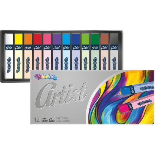 UMELECKÉ PASTELOVÉ ceruzky 12 FARIEB SUCHÉ COLORINO