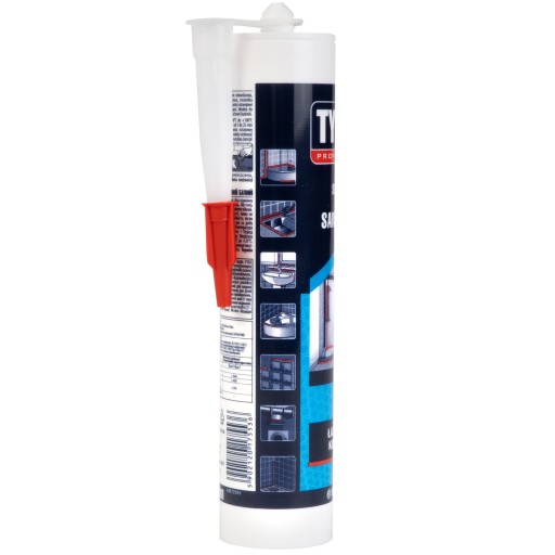 TITÁNOVÝ SANITÁRNY SILIKÓN BIELY RÝCHLOtvrdnúci 280ml 1ks