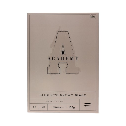 Interprintový blok, biely, A3, 20 listov, 100g ACADEMY PREMIUM
