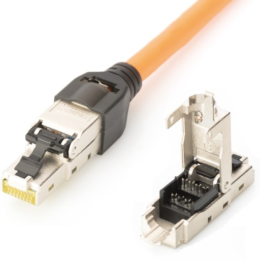 ZÁSTRČKA BEZ NÁRADIA RJ45 STP ZÁSTRČKA KAT.6A KAT.7