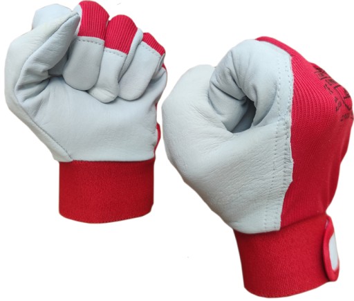 RUKAVICE PRACOVNÉ RUKAVICE KOŽENÝ VELCRO 10