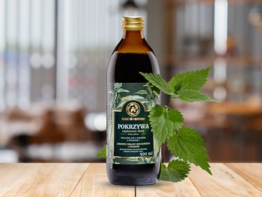 Herbal Monasterium žihľavová šťava 500 ml, bez konzervantov a farbív