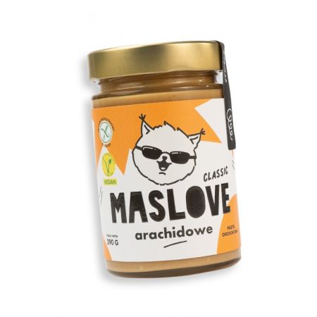 KLASICKÁ ARAŠIDOVÁ KRÉMOVÁ, BEZLEPKOVÁ 290 g - MASLOVE