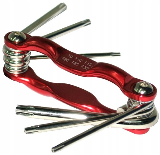 TORX ALLEN KEYS VRECKOVÝ Nôž T9-T30MM EMARK