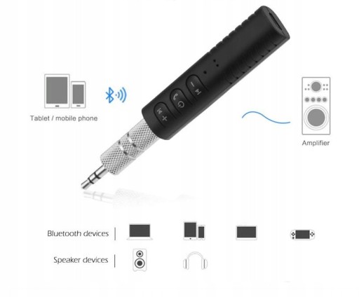 AUX BLUETOOTH PRIJÍMAČ JACK REPRODUKTOR