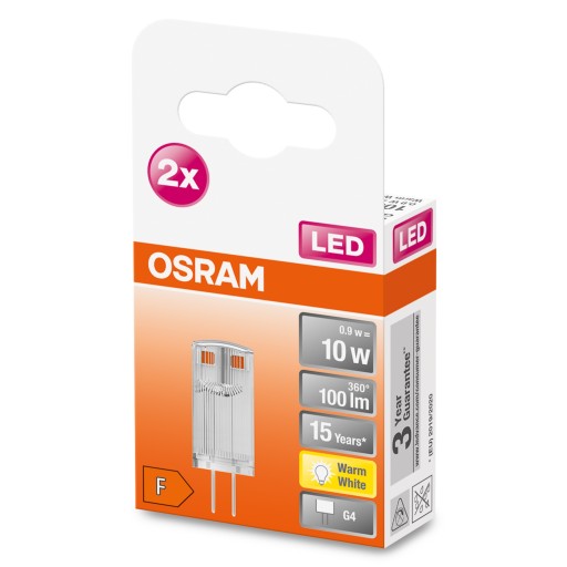 LED CAPSULE G4 žiarovka 0,9W 2700K OSRAM 2PAK MINI