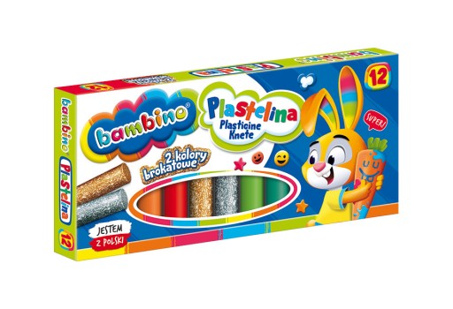 PLASTICINE 12 FAREB BAMBINO ELASTIC S CERTIFIKÁTOM