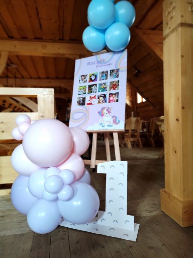 Pastelové balóniky Balónové dekorácie Birthday Communion Krst Modrá 50ks