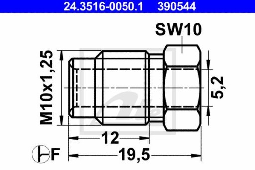 ATE 24.3516-0050.1 Skrutkové spojenie