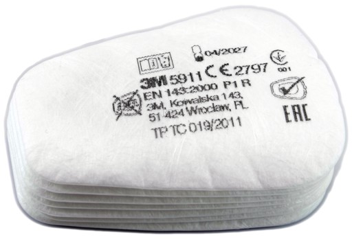 3M 5911 filtre pre kanistre, sada pár, 2 ks