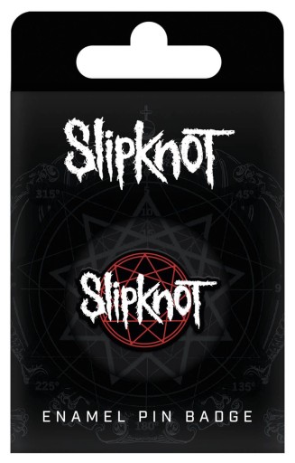 Špendlíky na oblečenie s logom Slipknot na batoh