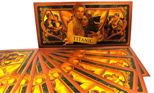 TITANIC FILM Jedinečný zberateľský DARČEK s pozlátenými bankovkami