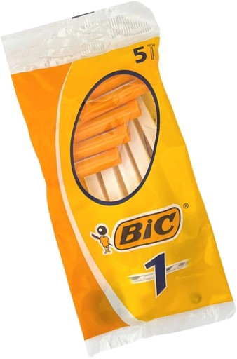 BIC Jednočepelový holiaci strojček na jedno použitie, 5 kusov