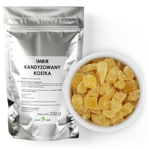GINGER CUBE kandizovaný zázvor na čaj 250g