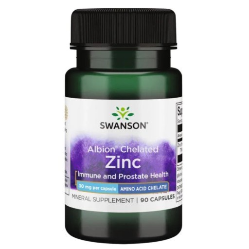 SWANSON ALBION ZINOK CHELATE - ZINOK 30 mg 90 kapsúl.