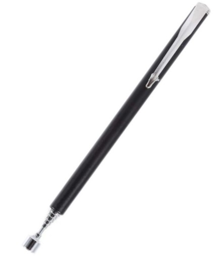 Teleskopický drapák s magnetickým magnetom