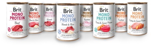 Brit mono proteínové krmivo pre psov RABBIT 400g