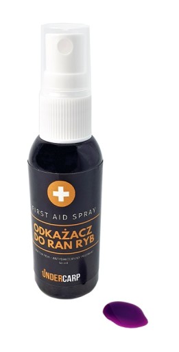 Dezinfekčný prostriedok v spreji pod kapry na poranenia rýb