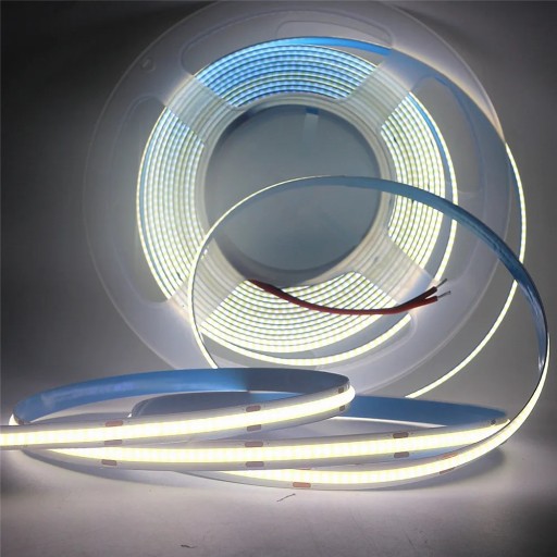 COB LED pás 12V 10W 900 Lumenov/m 320Led/m IP20 STUDENÁ BIELA