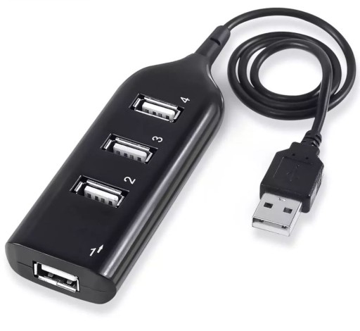 USB HUB 4 PORTOVÝ SPÍNAČ PLITERA 2.0