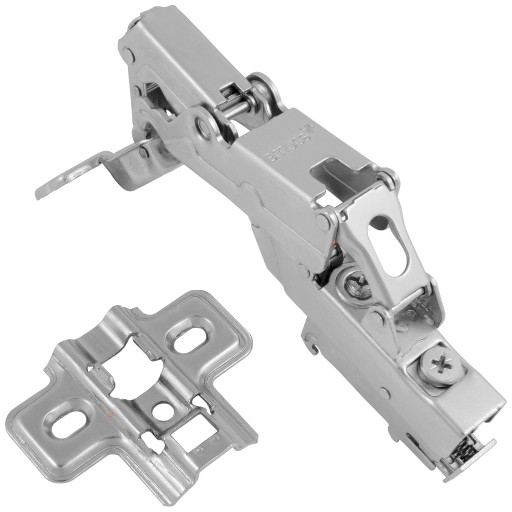 Uhlový nábytkový pánt 165 mm, zapustený EMUCA X91N