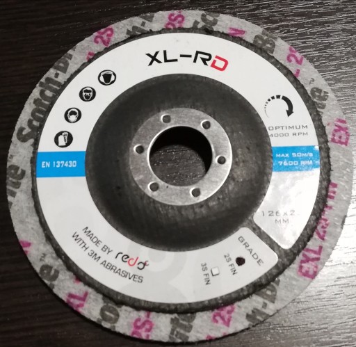 3M DISC XL-RD 2S FIN 126x6x22 Stlačená netkaná textília