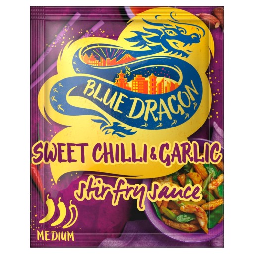 Blue Dragon Sweet chilli omáčka s cesnakom 120 g