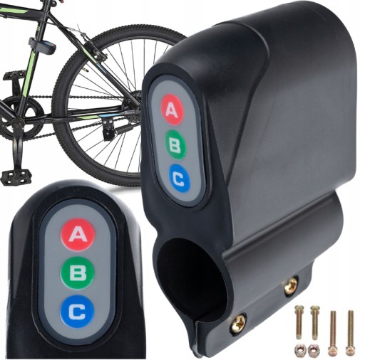 BICYKLOVÝ ALARM NA RÁME ZÁMKU BEZPEČNOSTNÝ KÓD MOTOR BICYKLE SKÚTER