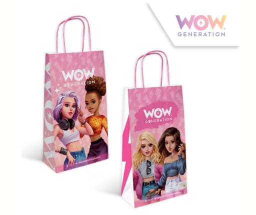 Malá darčeková papierová taška GENERÁCIE WOW
