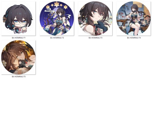 Honkai Star Rail Pins - Ruan Mei NA VÝBER