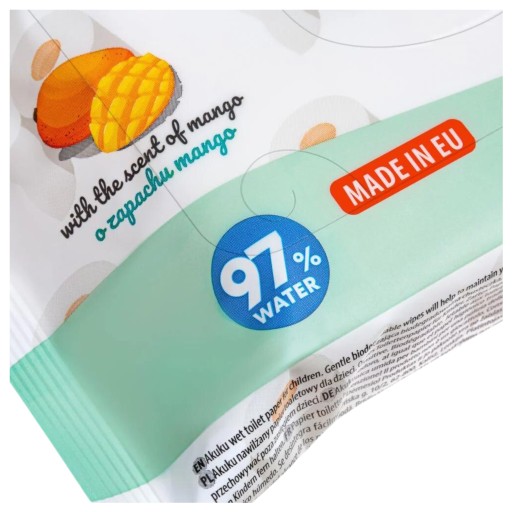 AKUKU Vlhčený toaletný papier mango 50 ks