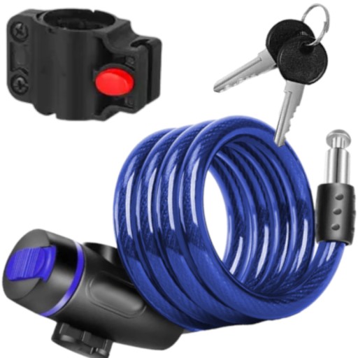 SOLID BIKE LOCK BIKE LOCK KÁBEL S KĽÚČOM DLHÝ 1 meter