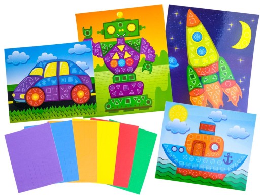 Kreatívna STICKER penová mozaika ZA2127