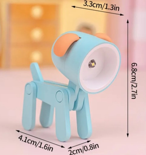 DETSKÉ NOČNÉ SVETLO ROZTOMNÝ PSÍK MINI LED