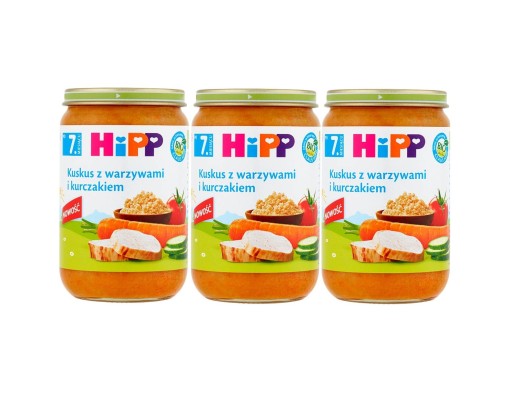 HiPP BIO Kuskus so zeleninou a kuracím mäsom po 7. mesiaci 220 g